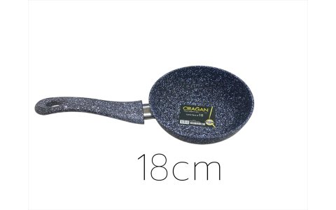 ÇIRAGAN EZME 18CM SIYAH TEKSAP TAVA*10