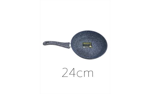 ÇIRAGAN EZME 24CM SIYAH TEKSAP TAVA *12