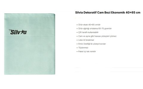 SILVIA 40*65CM KARTELALI SIHIRLI CAM BEZI***400