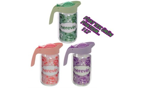 HEREVIN 1LT SOFT RENKLER KAPAKLI SÜRAHI**12