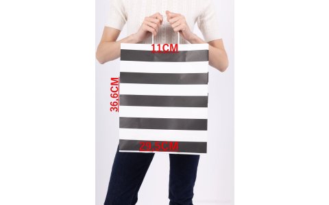 POBIPAK ORTA BOY ÇIZGILI  50LI HEDIYE ÇANTASI(29,5*11,5*36,6CM)**1