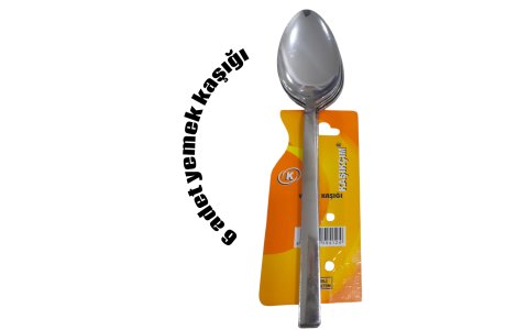 GÜNDÜZ KARTELALI DÜZ 6LI YEMEK KASIGI*100