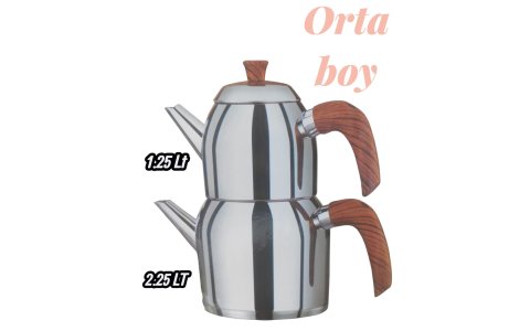 HÜNKARDEM DIVA SATEN ORTA BOY ÇAYDANLIK(1,25LT+2,25LT)**8