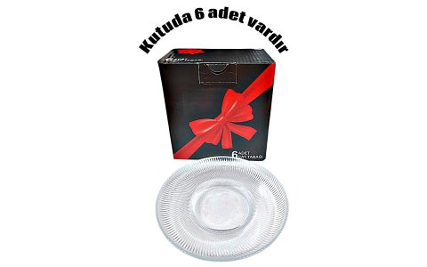 SIGMA(14481) 6LI JEST ÇAY TABAK (12CM)**10