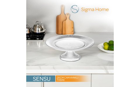 SIGMA SENSU 26CM AYAKLI CAM SUNUMLUK**8