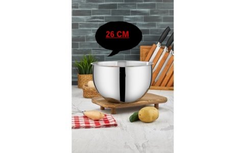 ARVEY ÇELIK 24CM SAKLAMA VE KARIŞTIRMA KABI**30