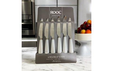 ROOC 6 PARÇA MEYVE BIÇAK**PAKETI:12LI
