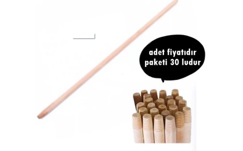 120 CM CAM FIRÇA SAPI**PAKETI 30LU 