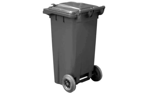 BILLUR 120LT SIYAH ÇÖP KONTEYNER**1