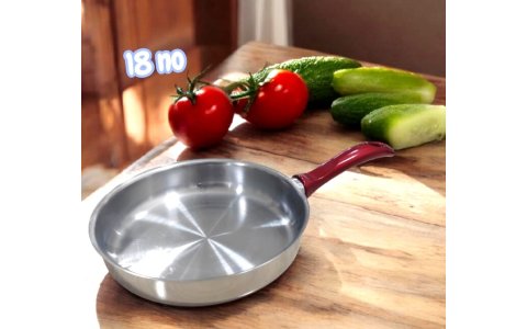 18CM METAL TEK KULPLU TAVA**1