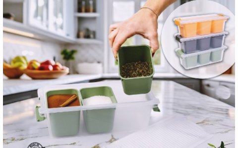 HEREVIN 1,96LT 3BÖLMELI SAKLAMA KUTUSU***12