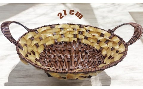 TERCIH 27CM KULPLU HASIR YUVARLAK SEPET**72