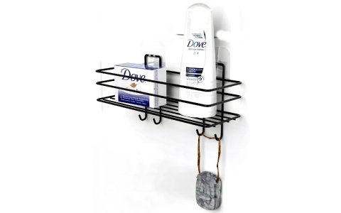 NILSAH FERFORJE YAPISKANLI 4 KANCALI BANYO RAF*1