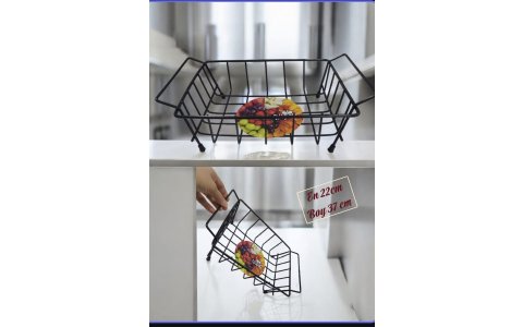 NILSAH FERFORJE TEZGAHÜSTÜ TEL SIYAH MEYVELIK&SEBZELIK**1