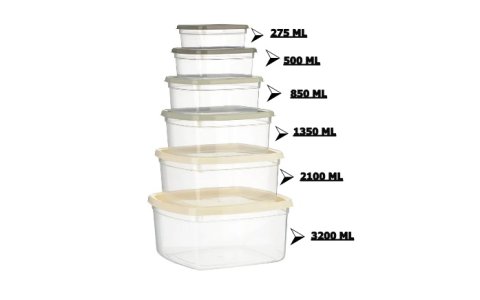 EASYBOX PLS KARE 6LI SAKLAMA KABI**24