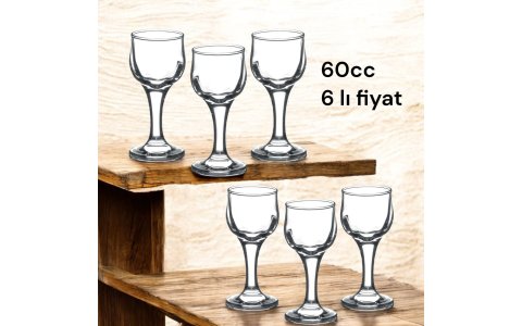 SIGMA ORKIDE 95504 6LI MINI AYAKLI BARDAK(60CC)**8