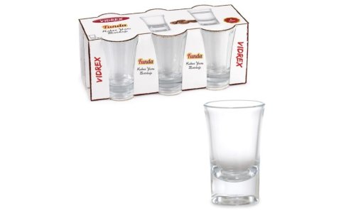 VIDREX FUNDA 6LI KAHVE YANI BARDAK*12