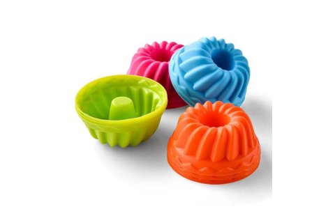 CHEF SILIKON 6 LI GÖBEKLI KEK KALIBI(70MM*30MM)**1