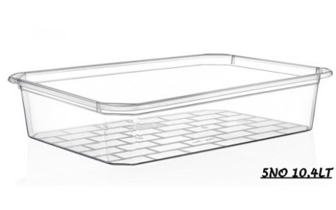 KONERDEM SEFFAF 10,4LT 5NO PEYNIR KÜVETI*25