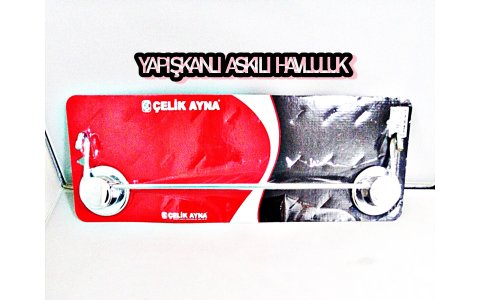 ÇELIK AYNA VANTUZLU YAPIŞKANLI  ASKILI UZUN HAVLULUK*