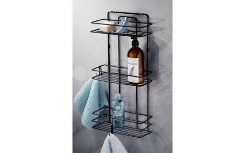 NILSAH METAL ÜÇ KATLI DIKD YAPISKANLI SIYAH  DÜZENLEYICI***1