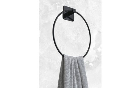 NILŞAH METAL YUVARLAK SIYAH YAPISKANLI HAVLULUK***1