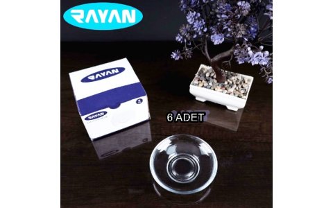 RAYAN SALI UNDERLINE 6LI CAM ÇAY TABAK**24