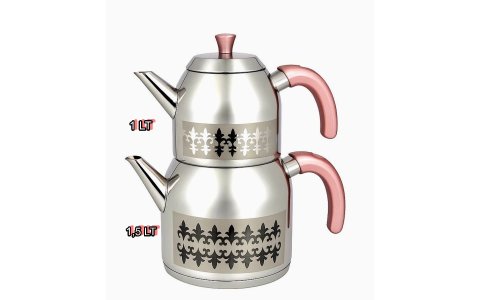 HÜNKARDEM DIVA SATEN ⬅️MINI➡️ BOY ÇAYDANLIK (1LT+1,5LT)**8