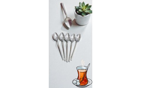 KILÇIKLI ÇUBUK INCE ÇAY KASIGI*50