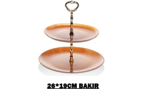 SIGMA ADEN METALIK BAKIR KURABIYELIK 26+19CM***8