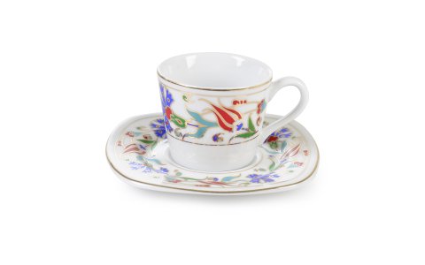 VIDREX KARE 2LI KAHVE FINCAN TAKIMI**12