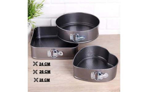 TERCIH KALPLI +YUV+DIK 3MODEL METAL KEK KALIBI(24-26-28CM)***12