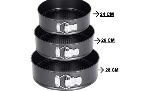 TERCIH YUVARLAK 3LÜ METAL KEK KALIBI(24-26-28CM)***12