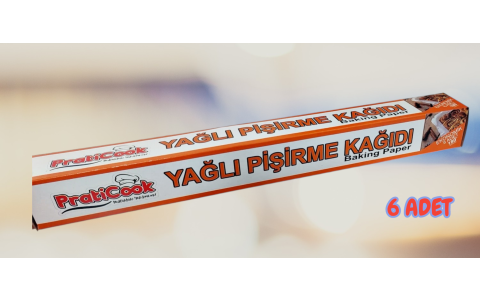 PRATICOOK 6 ADET 180 DERECEYE DAYANAKLI FIRIN PISIRME KAGIDI***72