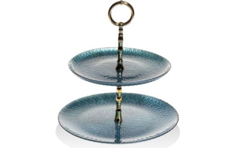 SIGMA ADEN METALIK MAVI KURABIYELIK 26+19CM***8