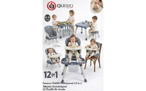 DOGRULAR YUMMY ÇOK FONKSIYONLU MAMA SANDALYESI ANTRASIT**1