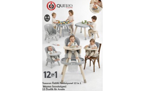 DOGRULAR YUMMY ÇOK FONKSIYONLU MAMA SANDALYESI GRI**1