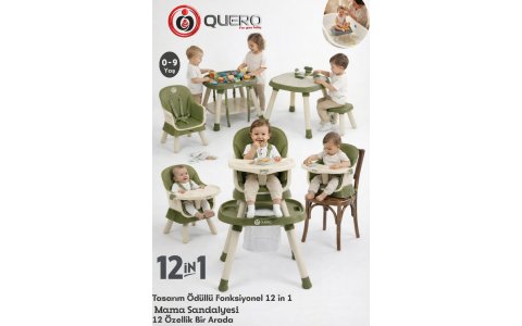 DOGRULAR YUMMY ÇOK FONKSIYONLU MAMA SANDALYESI YESIL**1