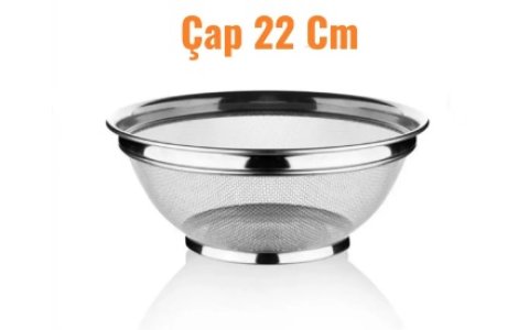 22CM KULPSUZ TEL SÜZGEÇ***100