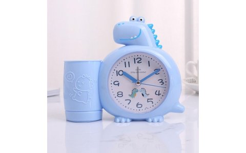 DINAZOR TASARIMLI MASAÜSTÜ ÇALAR SAAT (16*5,7*14CM) **100