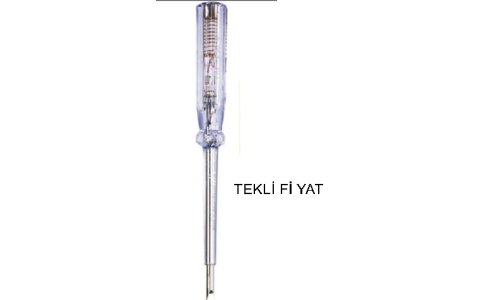 KLEMENS UÇLU--TEKLI--DÜZ KONTROL KALEMI (110-250VOLT)**24