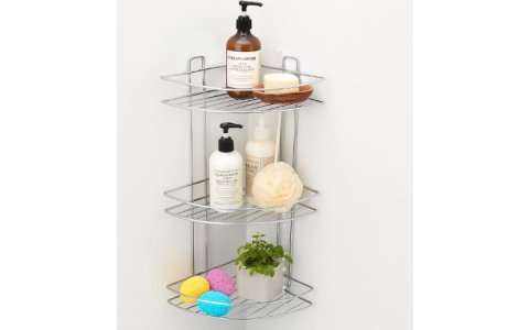 NILSAH METAL ÜÇ KATLI KROM BANYO DÜZENLEYICI***1