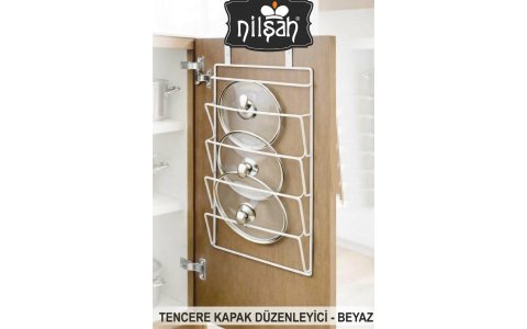 NILSAH METAL BEYAZ TENCERE KAPAK TUTACAGI**1