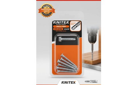 KINETEX AKILLI VIDA (3.9*38) PAKETTE 8 ADET VİDA VAR ***192