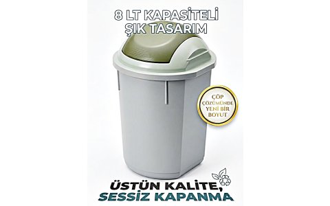 ÜÇSAN PLS 8LT UFO ÇÖP KOVASI*24