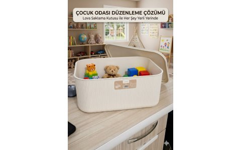 LOVA SHELL STORAGE BOX+LID KAPAKLI KUTU (13,5LT)
