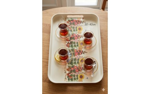 GÜNES MELAMIN 2NO DESENLI TEPSI(30*40CM)****12