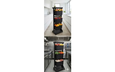 MENA 3NO ORGANIZER BAMBU SEPET** 445*325*410 MM