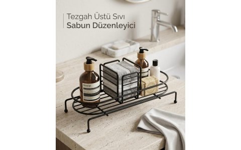NILSAH FERFORJE ORGANIZER KISA  SIYAH SIVI SABUNLUK***1