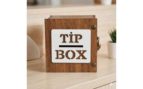 NILSAH AHSAP KARE TIPBOX (11*11CM)****1